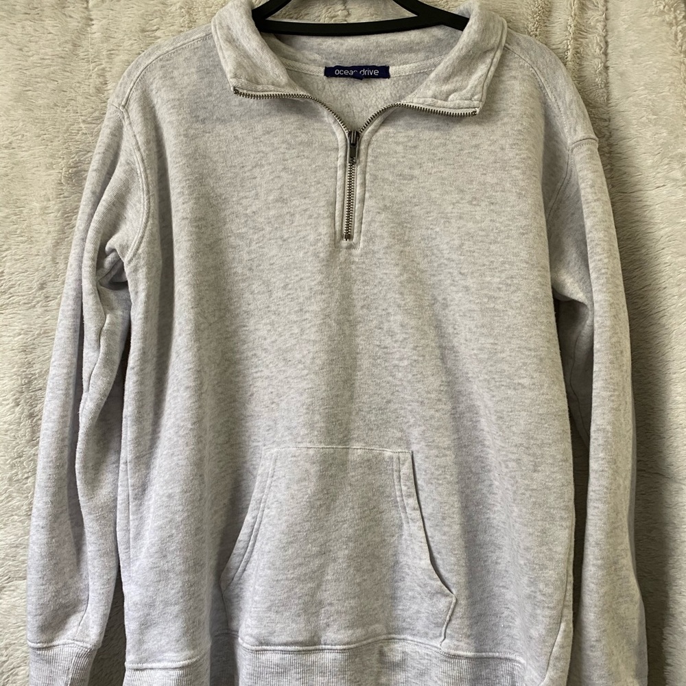 Soft quarter zip pullover